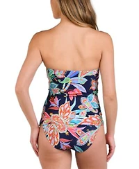 La Blanca Womens Tropidelic Paisley Tankini Top Bottoms