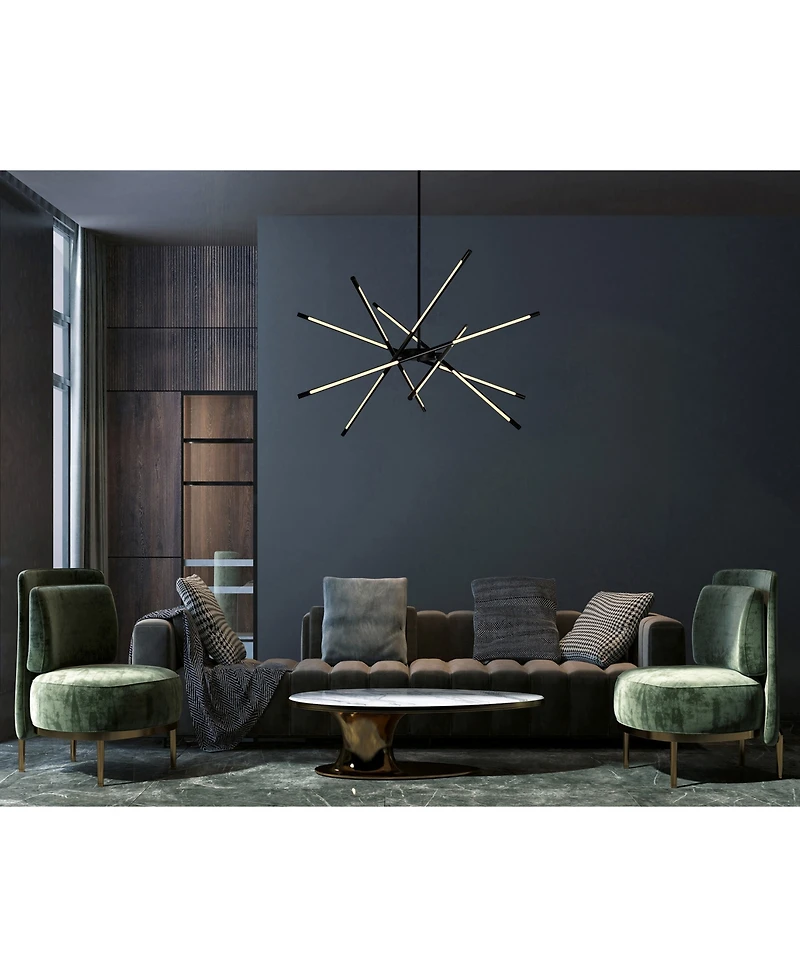 Cwi Lighting Oskil Led Integrated Chandelier
