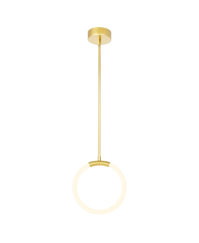 Cwi Lighting Hoops 1 Light Led Pendant