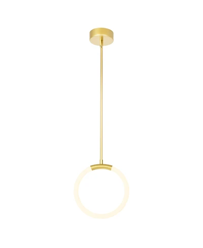 Cwi Lighting Hoops 1 Light Led Pendant