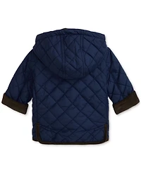 Polo Ralph Lauren Baby Boys Corduroy-Trim Barn Jacket With Removable Hood
