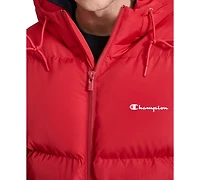 Champion Men's Quilted Full-Zip Hooded Puffer Jacket