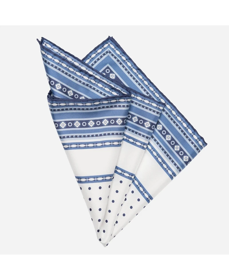 Elizabetta Men's Pois - Silk Pocket Square for Men