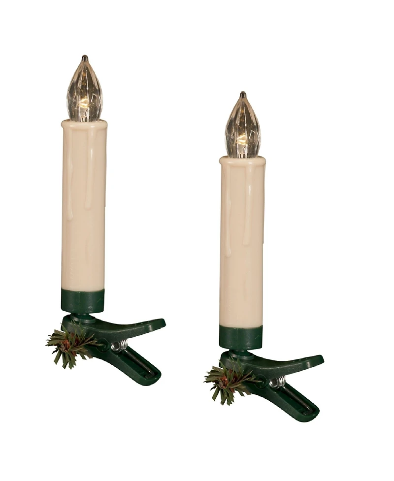 Led Clip on Taper Candle with Remote for Tree (Set of 24)