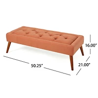 Simplie Fun Versatile, Plush Tufted Ottoman Comfort & Style for Every Room