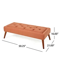 Simplie Fun Versatile, Plush Tufted Ottoman Comfort & Style for Every Room