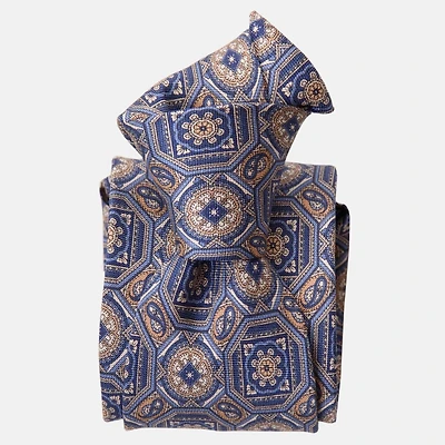 Mantova - Printed Silk Tie for Men