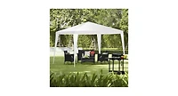 Slickblue 10' x 10' Outdoor Wedding Party Canopy Tent