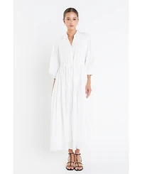 English Factory Women's Shirt Maxi Dress