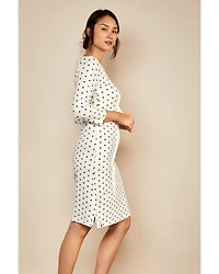 Bshirt Womens 3/4 Sleeve Nursing Dress