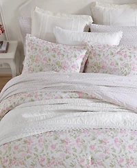 Laura Ashley Morning Gloria Reversible Piece Comforter Set