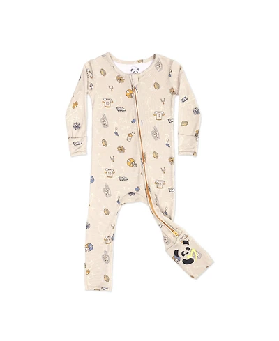 Bellabu Bear Baby Boys or Girls, Football Convertible Footie