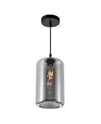 Cwi Lighting Glass 1 Light Down Mini Pendant