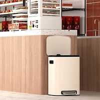 Streamdale 13 Gal. Stainless Step-On Trash