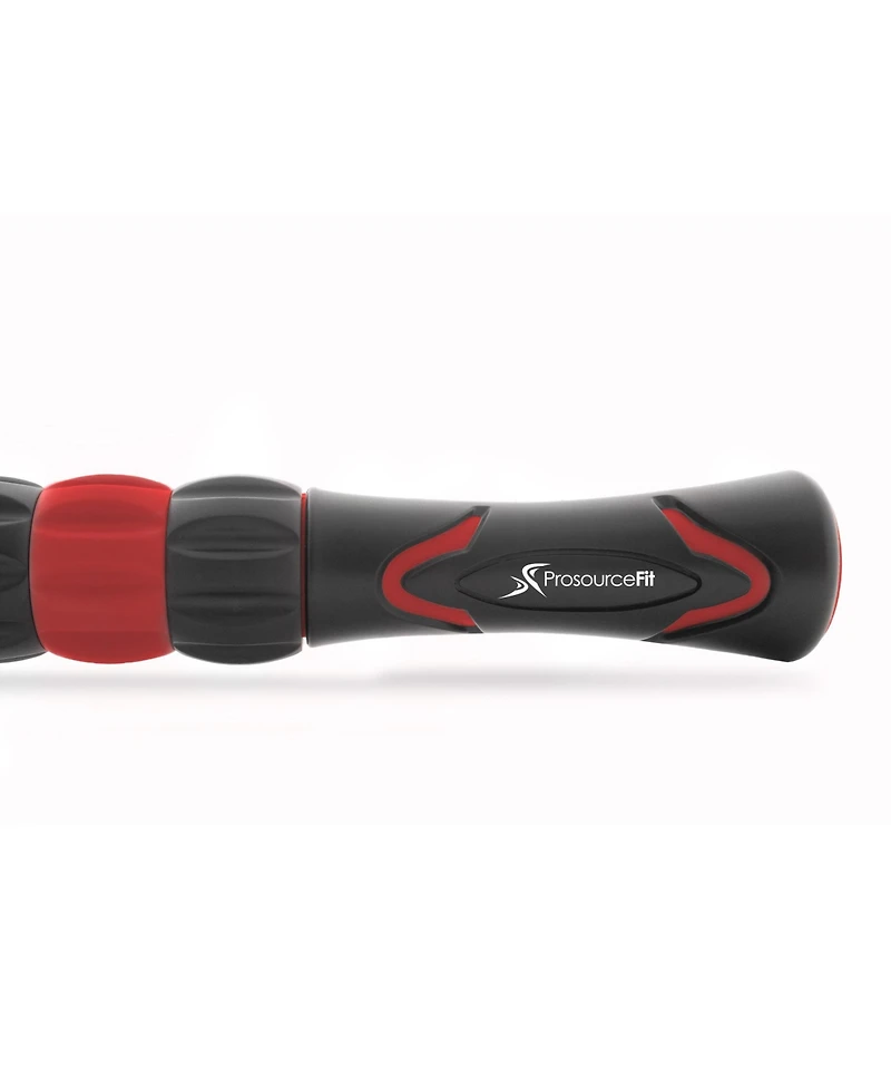 ProsourceFit Massage Stick Roller, Black/White