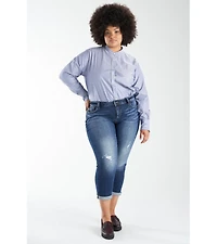 Slink Jeans Plus Denim Mid Rise Boyfriend