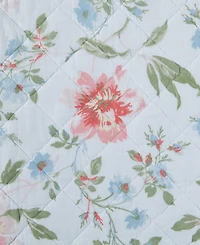 Laura Ashley Emilie Reversible 4 Piece Quilt Set, King