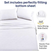 600 Thread Count 100% Cotton Printed Sheet Set