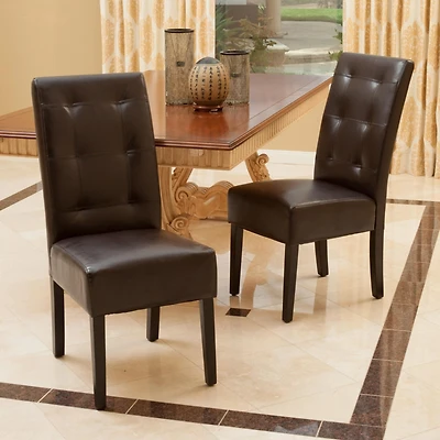 Streamdale Bonded Leather Dining Chairs Comfort and Style