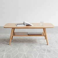 Streamdale Solid Wood Coffee Table with Amplified Storage and Enduring Charm