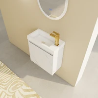 Compact Wall-Mounted Vanity Modern & Space-Saving Bathroom Cabinet