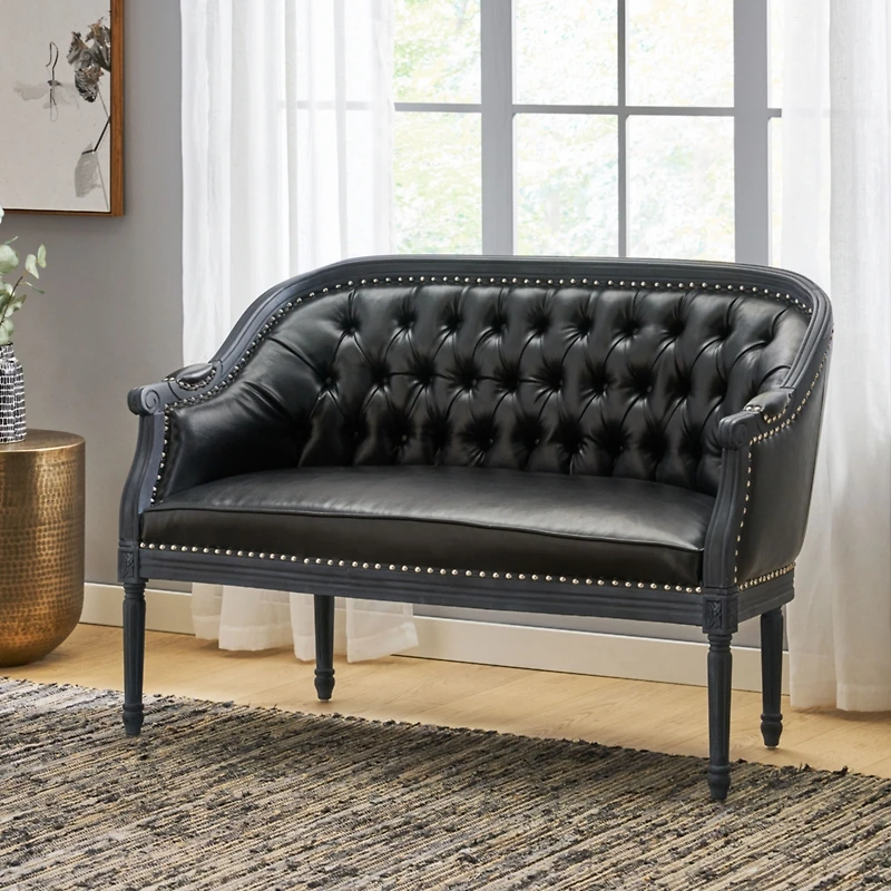 Streamdale Furniture Luxurious Tufted Loveseat French Country Charm with Unmatched Comfort