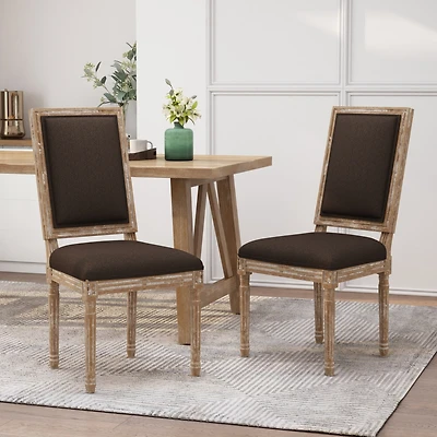 Simplie Fun French Country Inspired Dining Chairs Elegance and Comfort