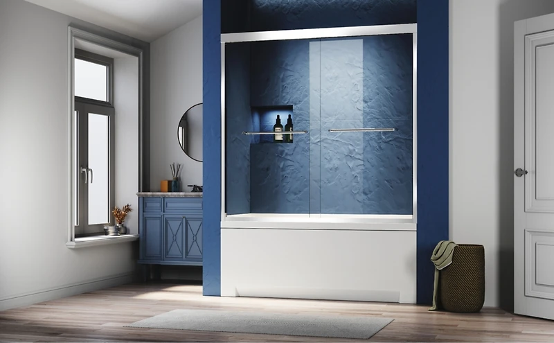 Streamdale Premium Glass Tub Doors Durable, Smooth-Sliding, Safe Tempered Glass