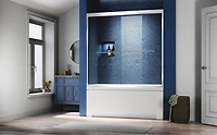 Streamdale Premium Glass Tub Doors Durable, Smooth-Sliding, Safe Tempered Glass