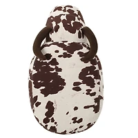 Streamdale Adorable Cow-Shaped Velvet Ottoman for Kids
