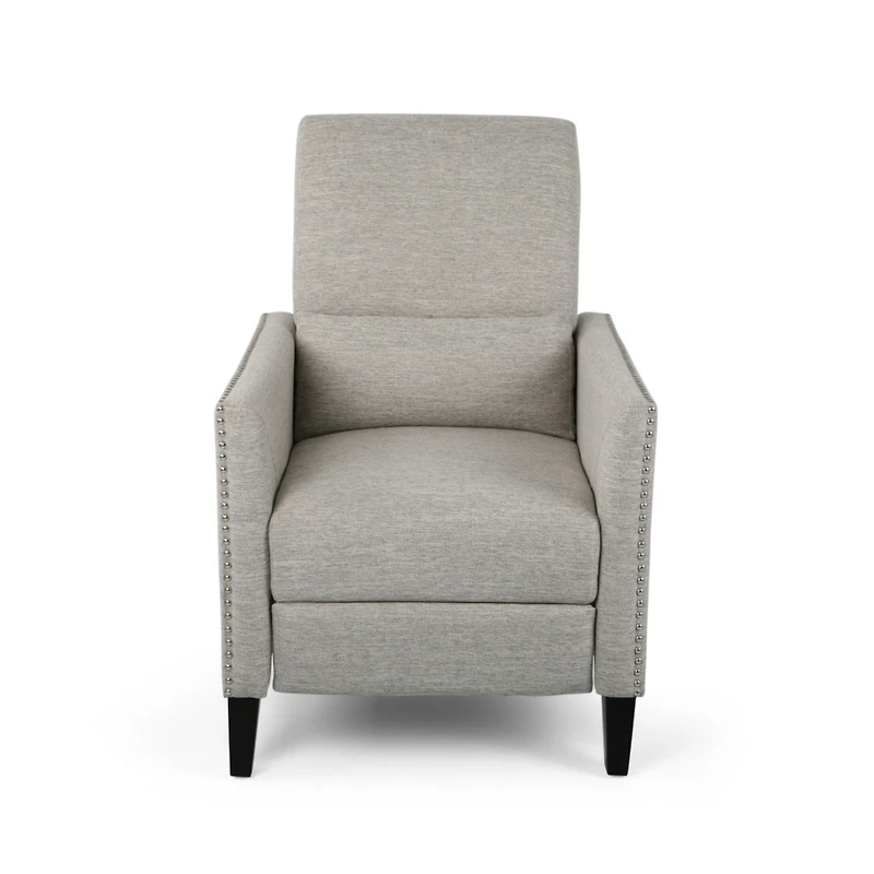 Streamdale Contemporary Push-Back Recliner with Nailhead Accents for Relaxation