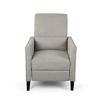 Streamdale Contemporary Push-Back Recliner with Nailhead Accents for Relaxation