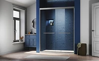 Streamdale Premium Sliding Shower Doors, Tempered Glass, 56-60