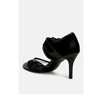 Aneri Buckle Detail Pump Sandals
