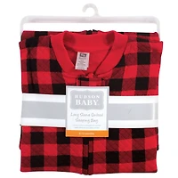 Hudson Baby Boys Premium Quilted Long-Sleeve Sleep & Wear Comfort Layer
