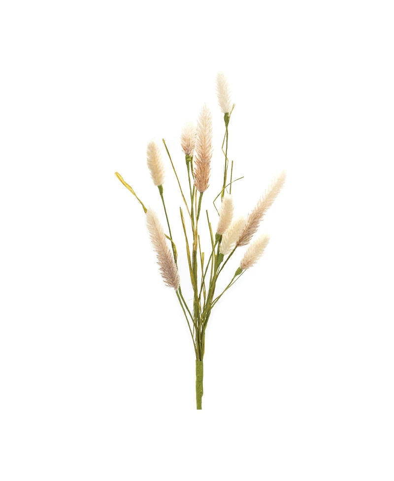 Set of 6 Foxtail Spray Stems - Lifelike Faux Botanicals for Floral Arrangements and Home Decor