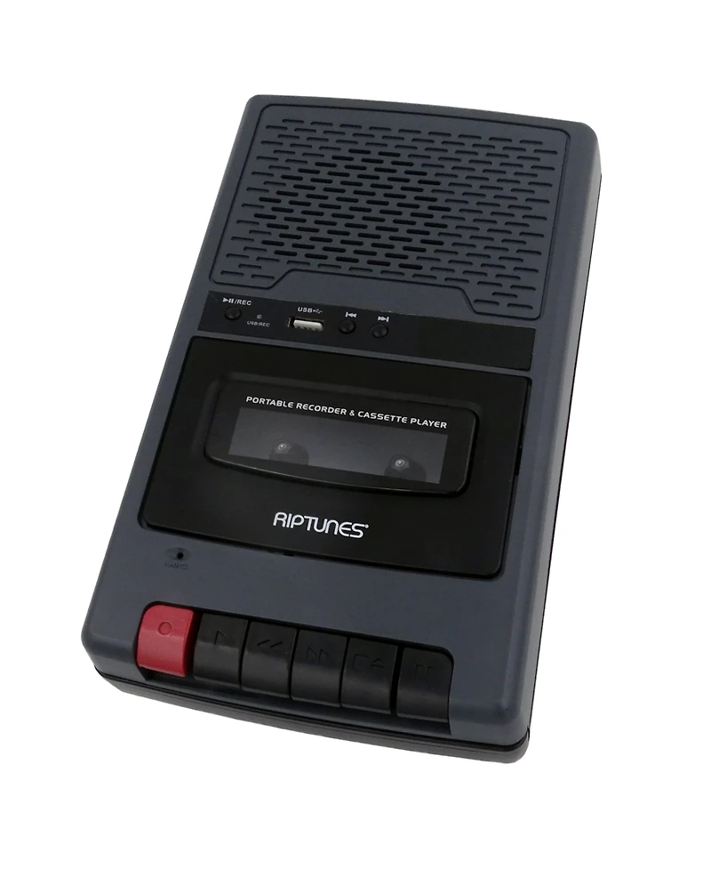 Riptunes Cassette Player and Recorder, Usb Playback, Converts to