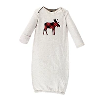 Hudson Baby Boys Unisex Very Soft Cotton Gowns