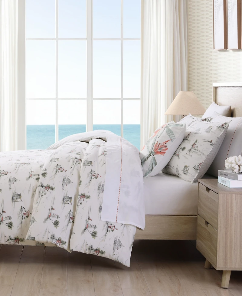 Closeout! Tommy Bahama Home Beach Club 3 Piece Comforter Set, King