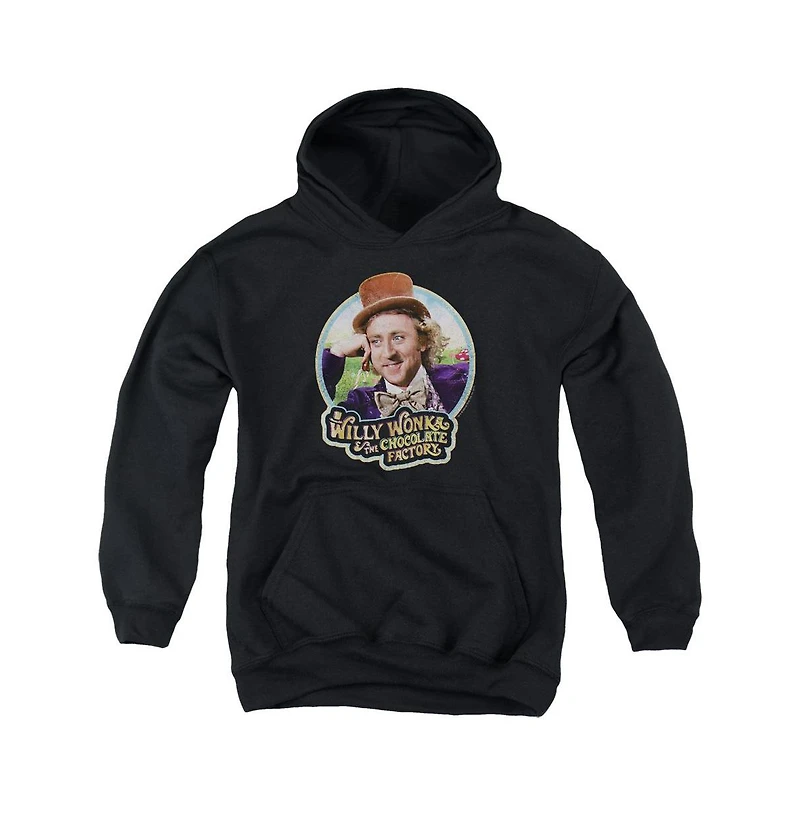 Willy Wonka And The Chocolate Factory Youth Its Scrumdiddlyumptious Pull Over Hoodie / Hooded Sweatshirt
