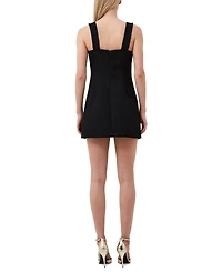 French Connection Women's Structured Button-Front Mini Dress