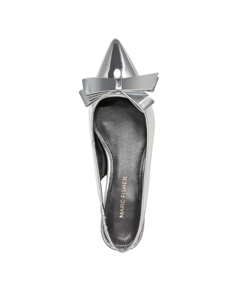 Marc Fisher Women's Kerrey Slingback Pointy Toe Dress Flats