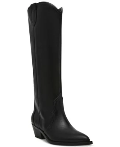 Dv Dolce Vita Womens Kit Knee High Cowboy Boots Regular Wide Calf