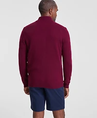 Club Room Men's Full-Zip Cashmere Sweater, Created for Macy's