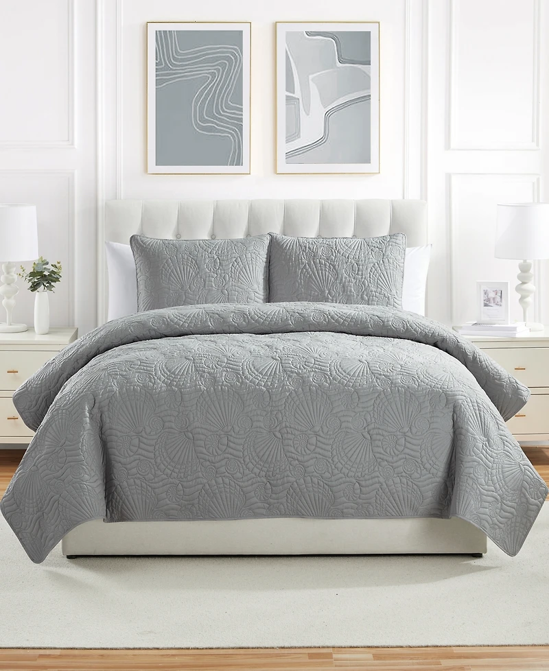 Vcny Home Ocean 3-Piece Quilt Set, King