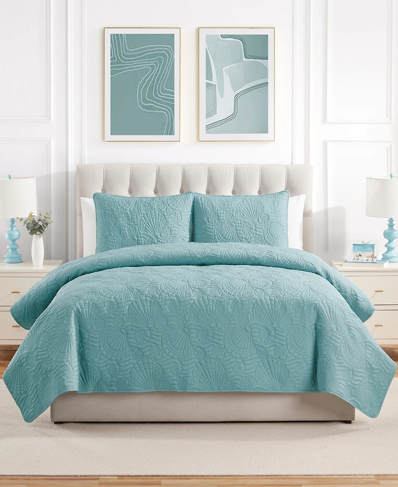 Vcny Home Ocean 3-Piece Quilt Set
