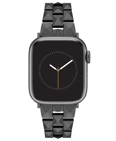Nine West Women's Gunmetal Grey Alloy Bracelet Designed for 38/40/41mm Apple Watch