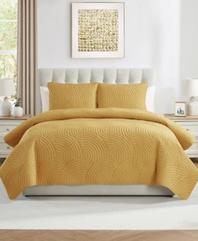 Vcny Home Sands Curved Quilt Sets