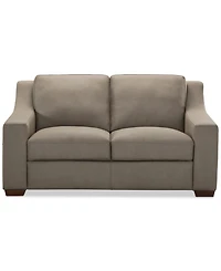 Closeout! Kovner Leather Loveseat, Created for Macy's