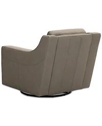 Closeout! Kovner Leather Glider & Swivel Arm Chair, Created for Macy's